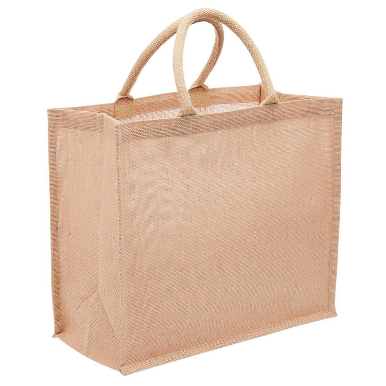 Picture of Eco Jute Tote with Wide Gusset