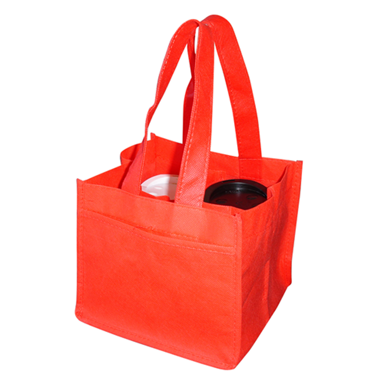 Picture of NON WOVEN 4 COFFEE CUPS BAG