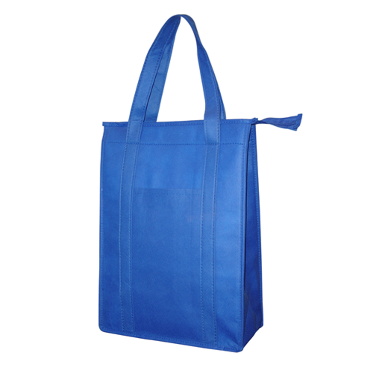 Picture of NON WOVEN COOLER BAG WITH TOP ZIP CLOSURE