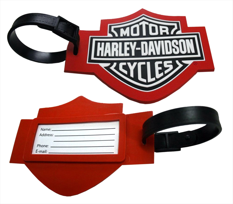 Picture of Custom PVC Luggage Tag Soft Frame