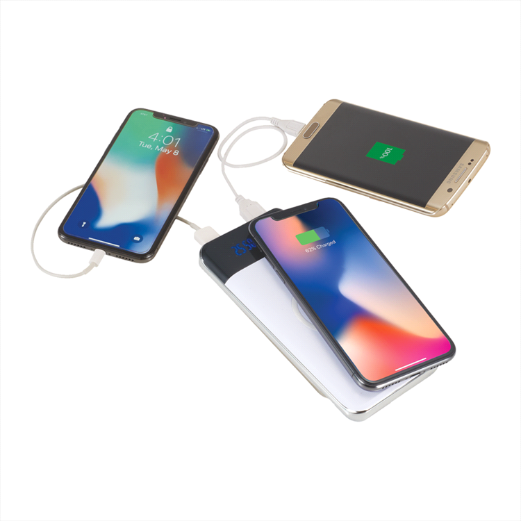 Picture of Constant 10000 mAh Wireless Power Bank w/Display