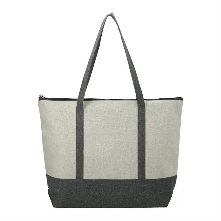 Picture of Repose 10oz Recycled Cotton Zippered Tote