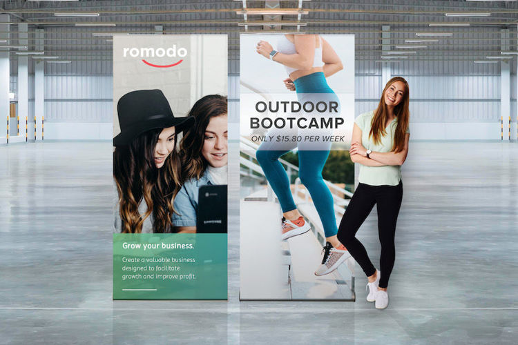 Picture of Frameless Pull-Up Banners