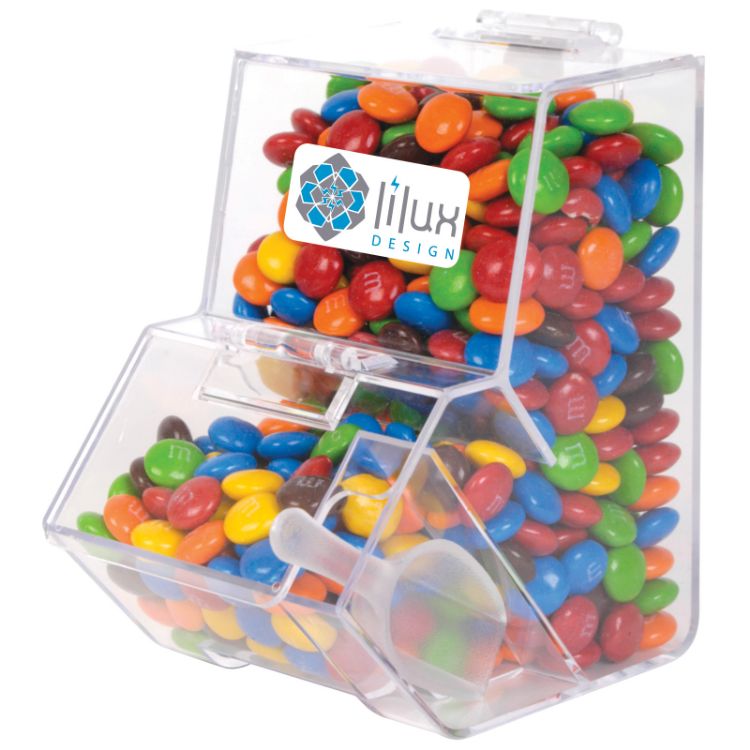 Picture of M&M's in Dispenser