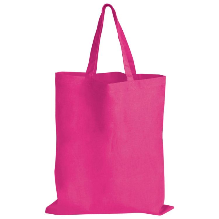 Picture of Coloured Cotton Short Handle Tote Bag