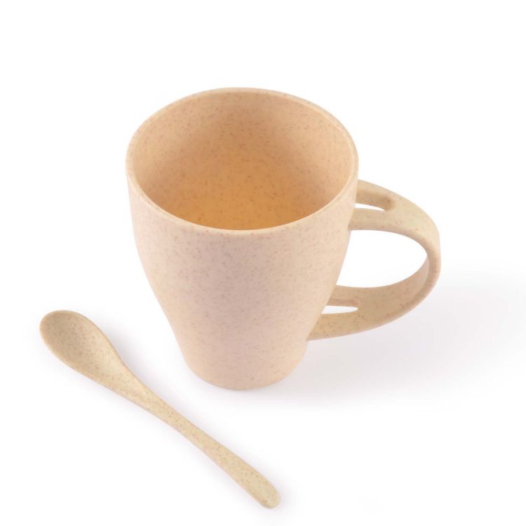 Picture of Avenue Wheat Fibre Cup and Spoon