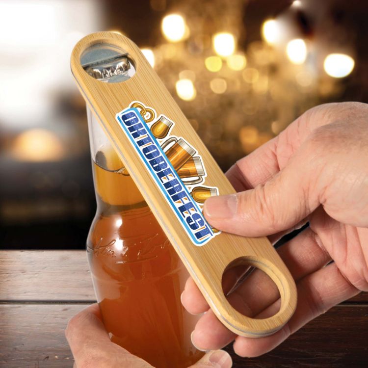 Picture of Cyborg Bamboo Bottle Opener