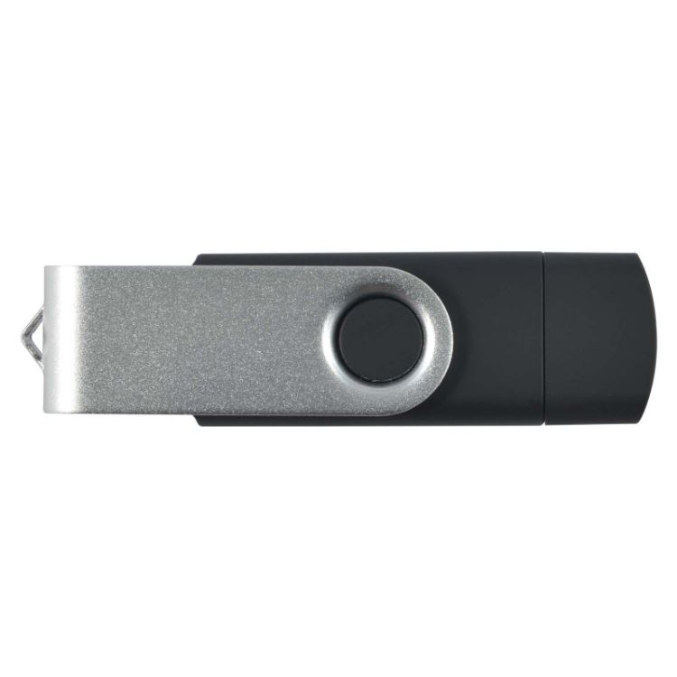 Picture of Swivel USB Flash Drive Dual 8GB