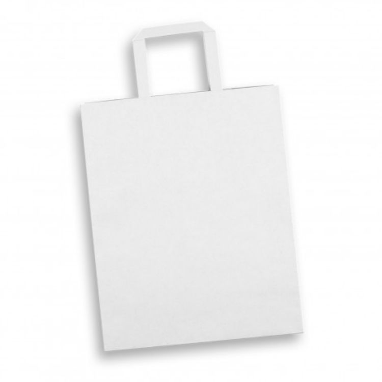 Picture of Large Flat Handle Paper Bag Portrait