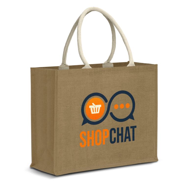 Picture of Modena Starch Jute Tote Bag