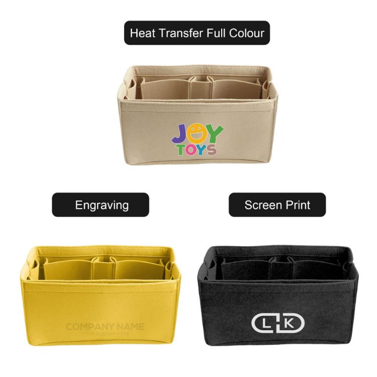 Picture of Custom Insert Felt Bag Organizer