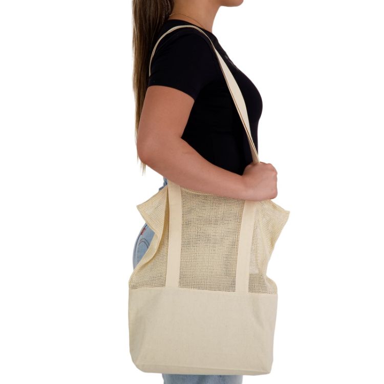 Picture of Scoot Calico / Mesh Tote Bag